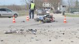 Моторист е ранен при катастрофа в Хайредин