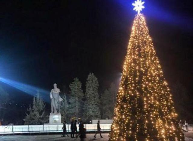Палят светлините на коледната елха във Враца