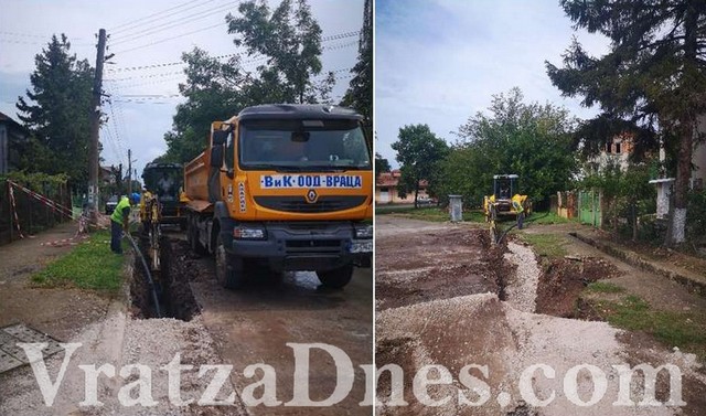 Ремонтираха водопровода в Баница