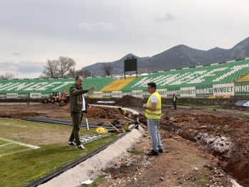 Напредва изграждането на лекоатлетическата писта във Враца