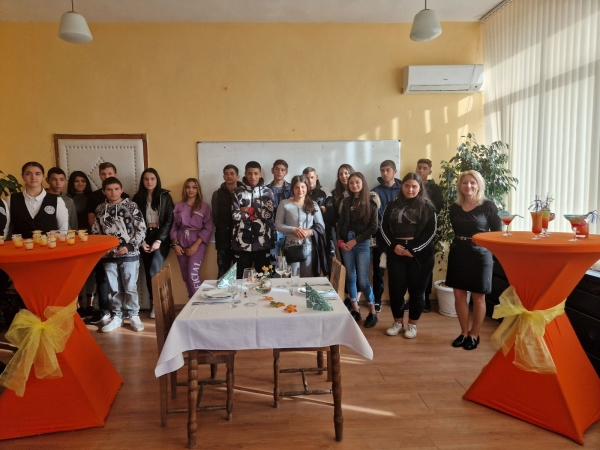 ПГТР представи тренировъчна фирма и майсторски кетъринг на Европейската седмица на уменията