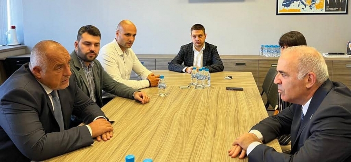 Мартин Харизанов се срещна с Гари Каспаров