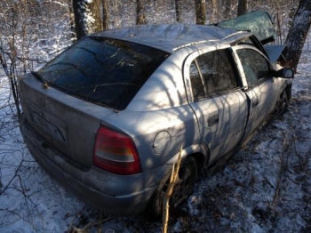Пиян шофьор се заби с колата си в крайпътно дърво