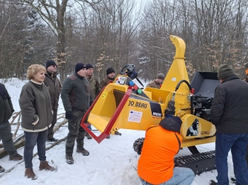 Обучиха горски служители да работят със самоходни дробилки за клони