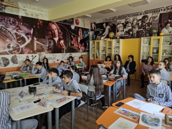 Интердисциплинарен урок за устойчиво бъдеще се проведе в ППМГ - Враца