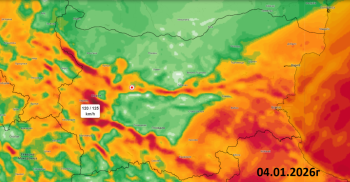 Предупреждават за бурен вятър и щети утре