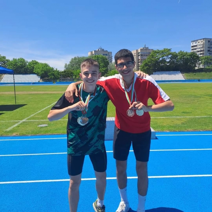 Врачански ученици са вицешампиони на България по лека атлетика