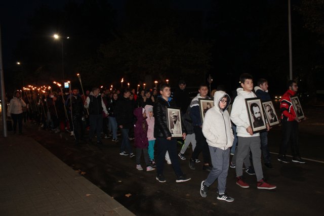 Факелно шествие премина през Козлодуй