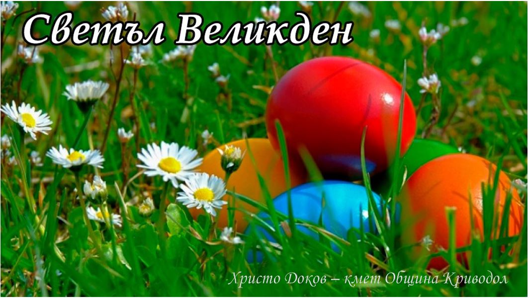 Поздравление от Христо Доков-кмет на община Криводол