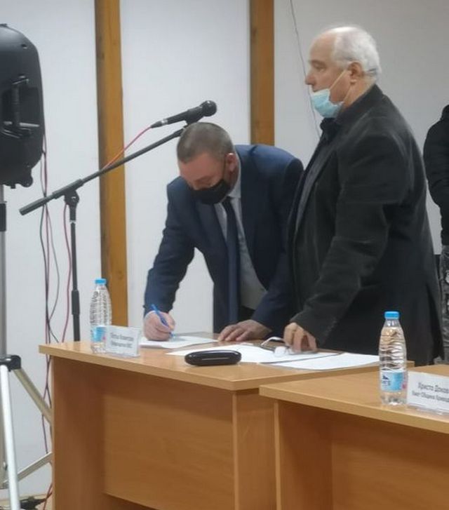 Кметът на Пудрия се закле пред Общинския съвет