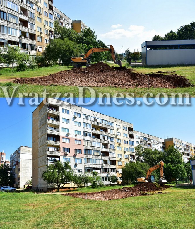 Започна изграждането на нова улица и паркинг в ж.к. „Дъбника“