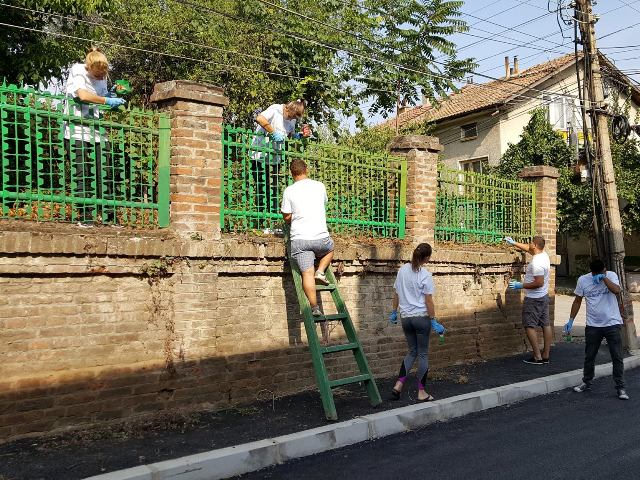 Младежи от ГЕРБ в Оряхово освежиха селски къщи
